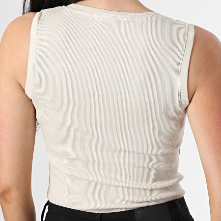 Tommy Jeans - Débardeur Femme Script 1369 Beige