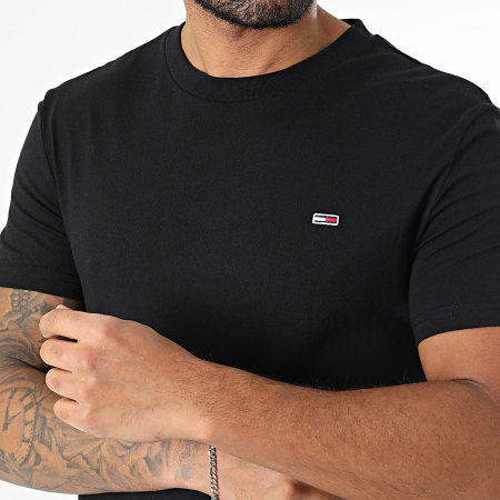 Tommy Jeans - Lot De 2 Tee Shirts Jersey 0687 Noir Bleu Marine