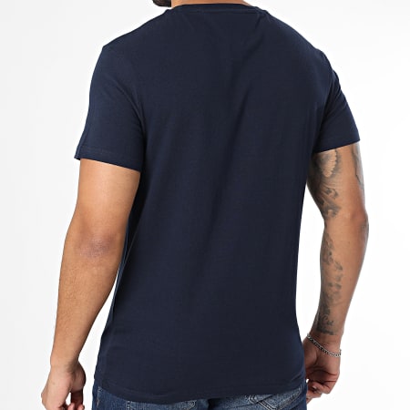 Tommy Jeans - Lot De 2 Tee Shirts 1344 Blanc Bleu Marine