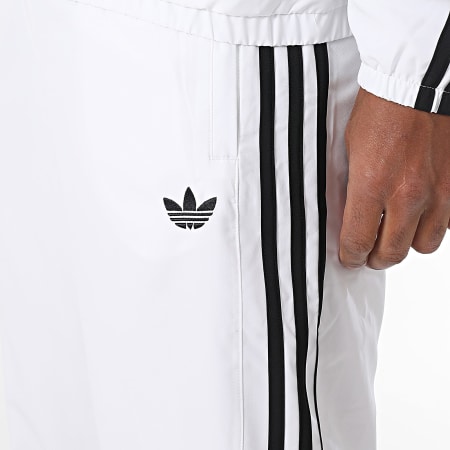Adidas Originals - Ensemble De Survetement A Bandes Teamgeist JP1116 JP1119 Blanc Noir