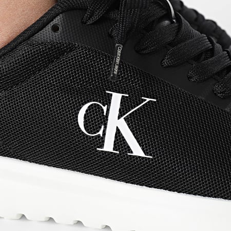 Calvin Klein - Baskets Femme 3 Eva Runner Mesh 1750 Black Bright White