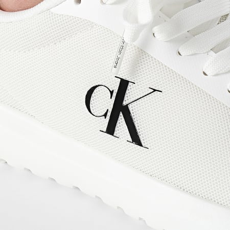Calvin Klein - Baskets Femme 3 Eva Runner Mesh 1750 Triple Bright White