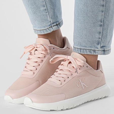 Calvin Klein - Baskets Femme 3 Eva Runner Mesh 1750 Silver Peony