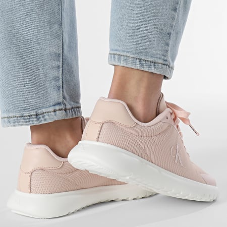 Calvin Klein - Baskets Femme 3 Eva Runner Mesh 1750 Silver Peony