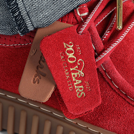 Clarks - Chaussures Torhill Lo Red Suede