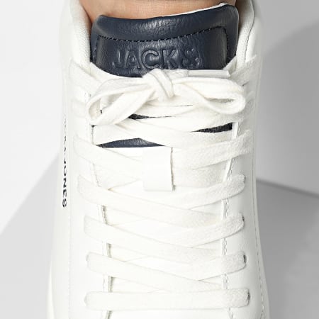 Jack & Jones JFWBOSLEY - Sneakers laag - white detail:navy blazer/wit