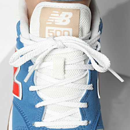 New Balance - Baskets 500 GM500TPN White Royal Blue