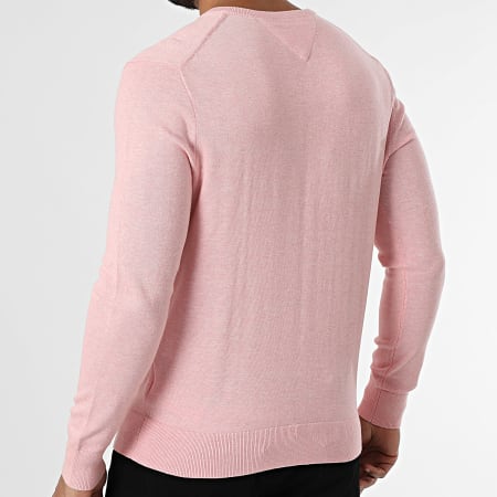 Tommy Hilfiger - Suéter Col V Essential Cotton 4745 Rosa