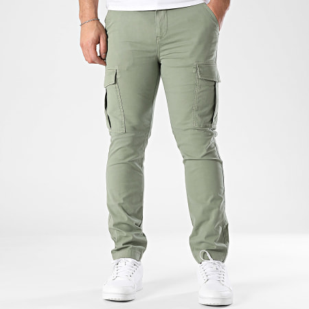 Tommy Jeans - Pantalon Cargo Austin 0281 Vert Kaki