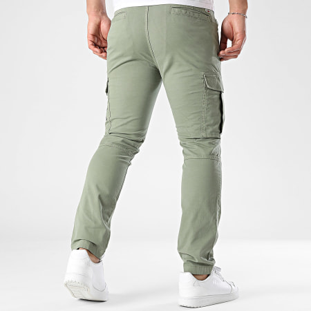 Tommy Jeans - Pantalon Cargo Austin 0281 Vert Kaki