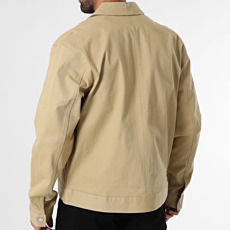 Tommy Jeans - Veste Zippée Reg Cotton 1377 Beige