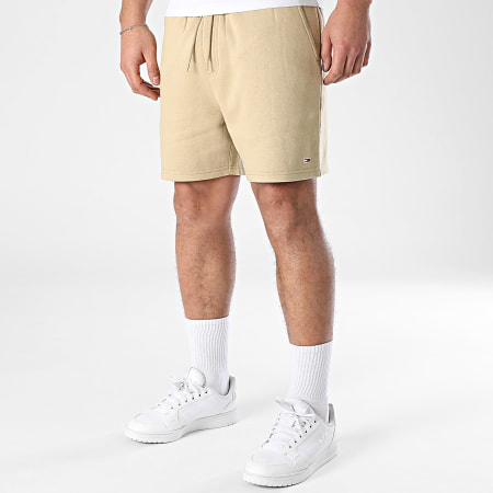 Tommy Jeans - Short Jogging Flag Beach 1931 Beige