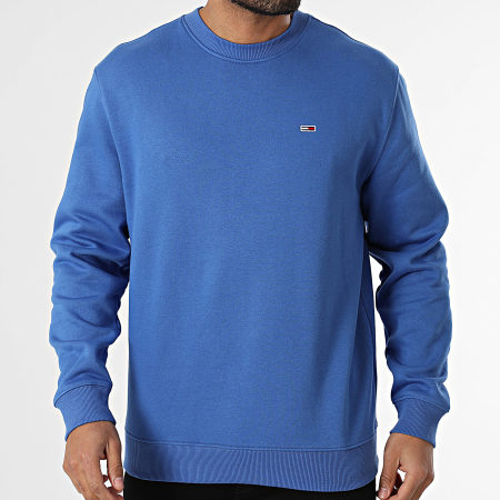 Tommy Jeans - Sweat Crewneck Flag Fleece 0741 Bleu Roi