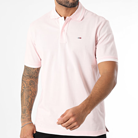 Tommy Jeans - Polo Manches Courtes Tipped 0745 Rose