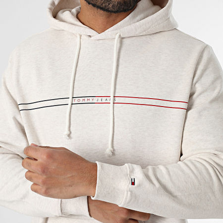 Tommy Jeans - Sweat Capuche Entry Graphic 0847 Beige Chiné