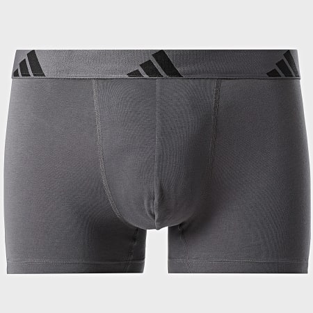 Adidas Sportswear - Lot De 3 Boxers JK3948 Noir Gris Anthracite Beige