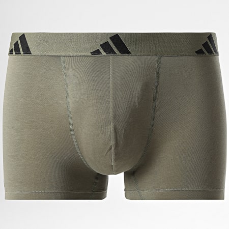 Adidas Sportswear - Lot De 3 Boxers JK3946 Bleu Marine Bleu Roi Vert Kaki