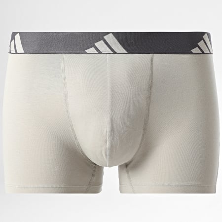 Adidas Sportswear - Lot De 3 Boxers JK3951 Beige Gris Anthracite