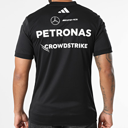 Adidas Sportkleding - Mercedes AMG Strepen T-shirt JW5361 Zwart