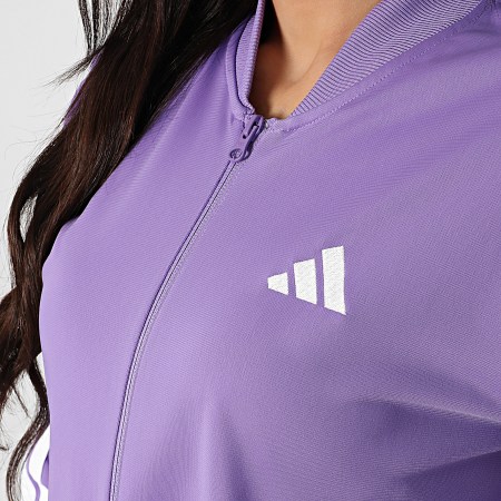 Adidas Sportswear - Ensemble De Survetement A Bandes Femme 3 Stripes JD2690 Violet
