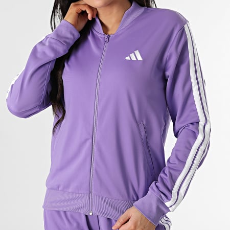 Adidas Sportswear - Ensemble De Survetement A Bandes Femme 3 Stripes JD2690 Violet