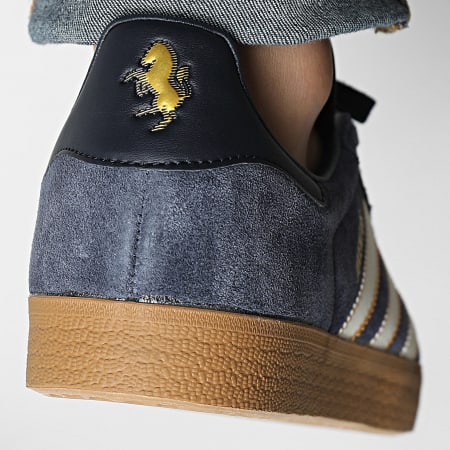 Adidas Originals - Gazelle Terras Sneakers JS3044 Legend Ink Off White Dark Football Gold