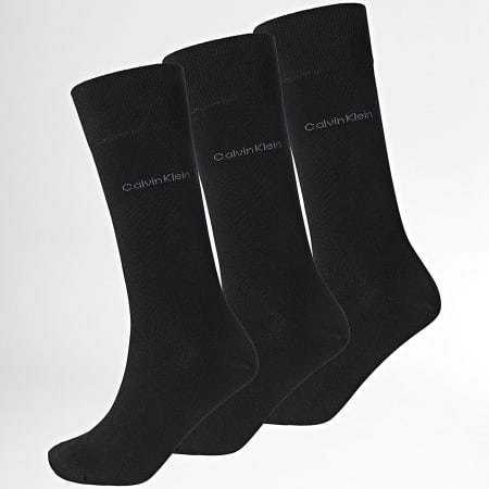 Calvin Klein - Pack de 3 Paires De Calcetines 701226014 Negro