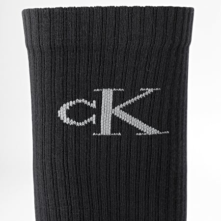 Calvin Klein - Lote De 2 Pares De Calcetines 701231387 Blanco Negro