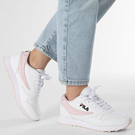 Fila - Orbit Low Zapatillas Mujer 1010308 Blanco Malva Tiza