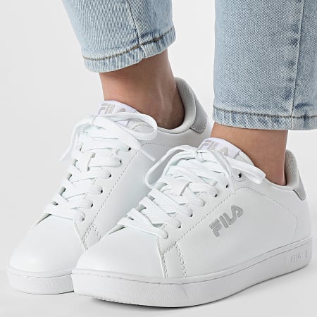 Fila - Courtbay Linear Zapatillas Mujer FFW0527 Blanco Gris Violeta