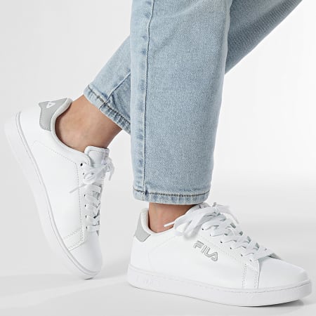 Fila - Courtbay Linear Zapatillas Mujer FFW0527 Blanco Gris Violeta