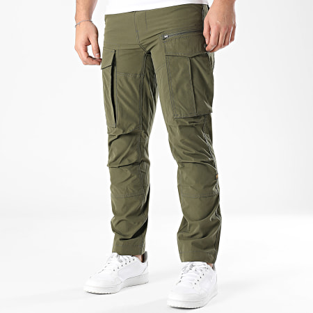 G-Star - Pantalon Cargo Rovic Zip 3D D02190-D909 Vert Kaki