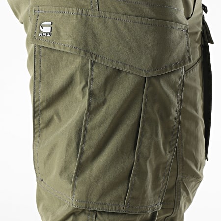 G-Star - Pantalon Cargo Rovic Zip 3D D02190-D909 Vert Kaki