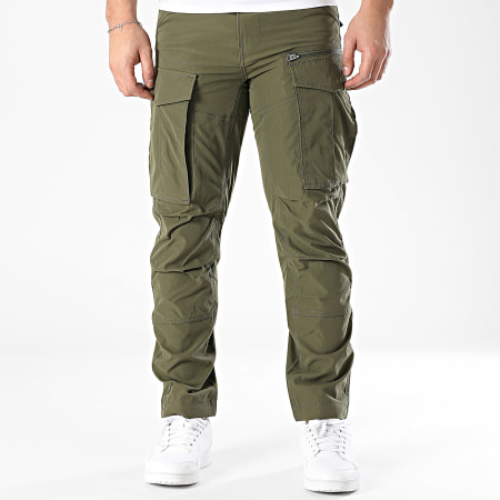 G-Star - Pantalon Cargo Rovic Zip 3D D02190-D909 Vert Kaki