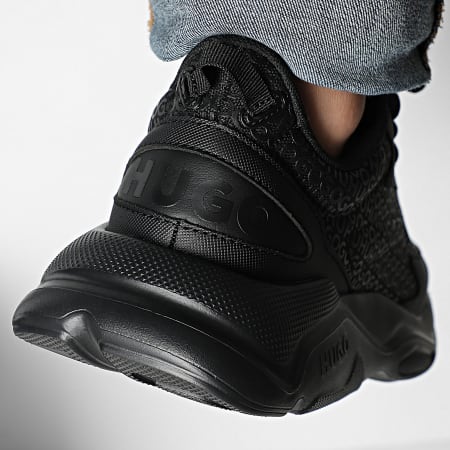 HUGO - Zapatillas Leon Runn Mono 50536270 Negro