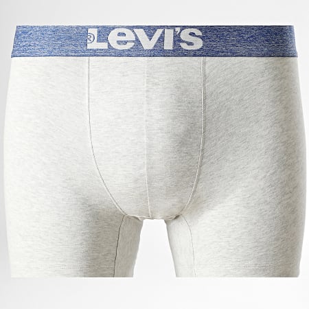 Levi's - Lot De 2 Boxers 701203923 Bleu Marine Gris Chiné