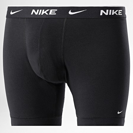 Nike - Lot De 3 Boxers KE1007 Noir Gris Rouge