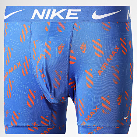 Nike - Lot De 3 Boxers Dri-Fit Essential Micro KE1157 Gris Orange Bleu Roi