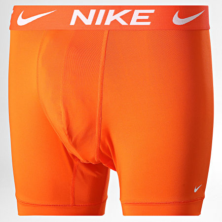 Nike - Lot De 3 Boxers Dri-Fit Essential Micro KE1157 Gris Orange Bleu Roi