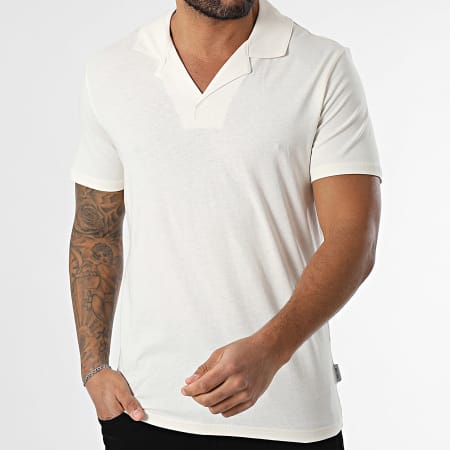 Only And Sons - Polo Manches Courtes Abraham Beige