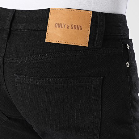 Only And Sons - Jean Regular Fit Weft Noir