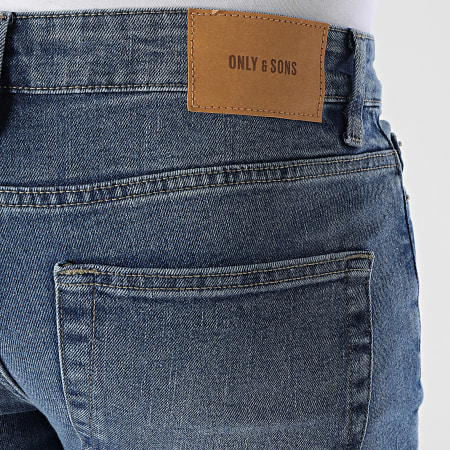 Only And Sons - Jean Slim Loom Bleu Denim