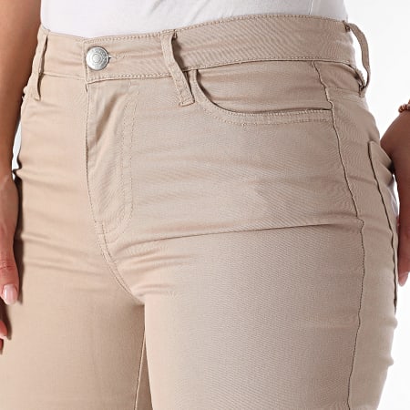 Only - Jean Cargo Femme Brandy Beige