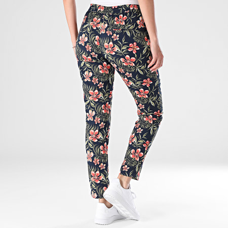 Only - Pantalón Mujer Nova Life Azul Marino Rosa Verde Floral