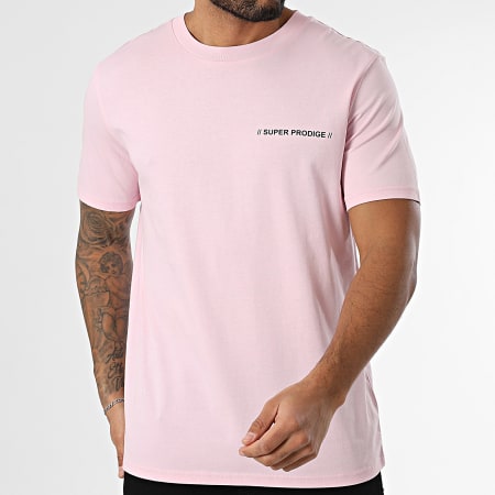 Super Prodige - Tee Shirt Oversize Large Energie Rosa Rojo