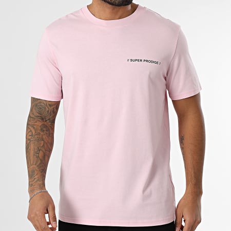 Super Prodige - Tee Shirt Oversize Large Energie Rosa Rojo