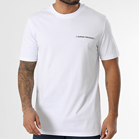 Super Prodige - Camiseta oversize Energy Large Blanca Roja