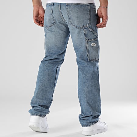 Teddy Smith - Carpenter Used Regular Jeans 10116965D Blue Denim