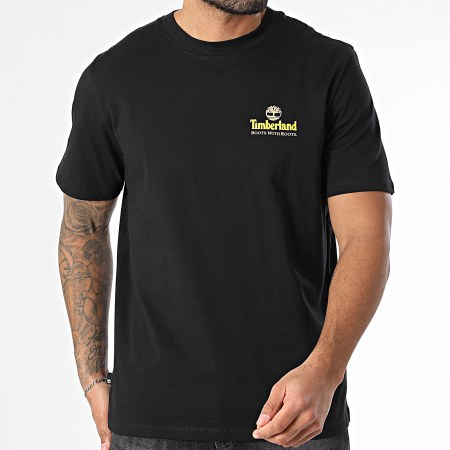 Timberland - Tee Shirt Illustrated Tree Logo A6DG5 Noir