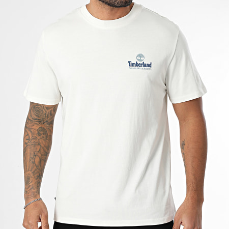 Timberland - Tee Shirt Illustrated Tree Logo A6DG5 Beige Clair